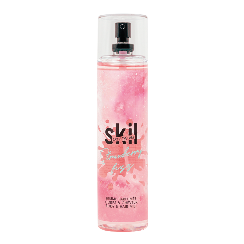 Produit STRAWBERRY FIZZ Catégorie MILKY WAY Brumes parfumées corps & cheveux SKIL collections